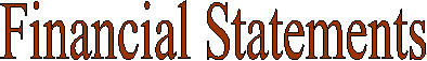 Financial Statements